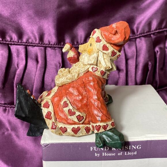 Vintage Santa Clause Ceramic Stocking Hanger Shelf Sitter Decor Primitive Folksy - Picture 5 of 10